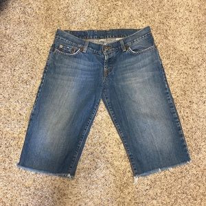 Lucky Brand Lil Maggie Denim Bermuda Shorts